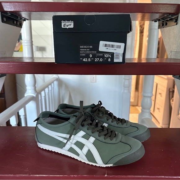 Onitsuka Tiger Mexico 66 Leather Green M9/W10.5/EU42.5 - Picture 4 of 4